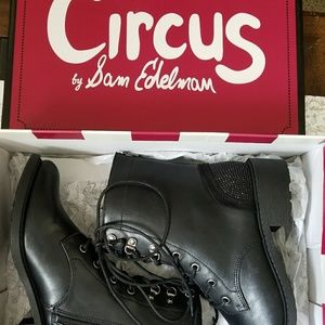 Circus by Sam Edelman Embellished Combat Boots